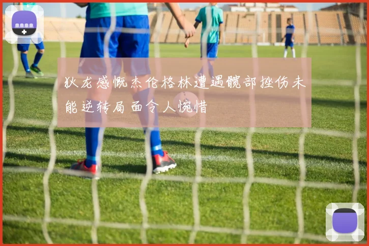 狄龙感慨杰伦格林遭遇髋部挫伤未能逆转局面令人惋惜